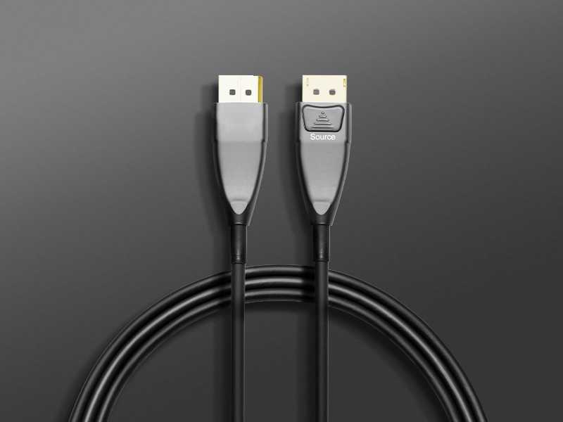 DisplayPort 1.4 Audio / Video Cable DP ++ 8K Certified M/M 0.5m Black -  DisplayPort Cables - Multimedia Cables - Cables and Sockets